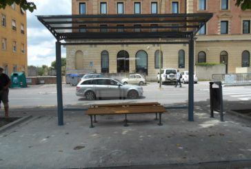 A Siena nuove pensiline per i bus in piazza Gramsci