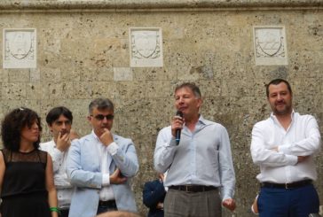 Matteo Salvini a Siena ne ha per tutti