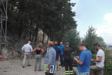 Crollo delle mura a San Gimignano: inizia la ricostruzione
