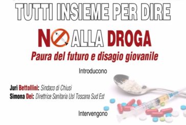 Chiusi: Tutti insieme per dire “No alla droga”