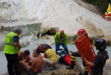 Donna ferita nel Fosso Bianco a Bagni San Filippo