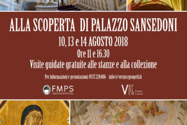 Al Palio di agosto si potrà visitare anche Palazzo Sansedoni