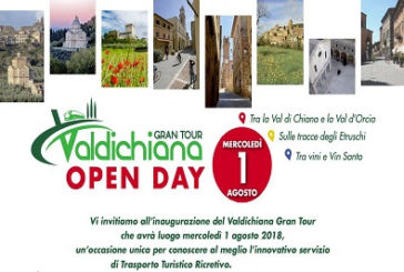 Valdichiana Gran Tour: il 1° agosto la prima corsa gratuita