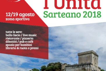 Torna la Festa de l’Unità di Sarteano dal 12 al 19 agosto
