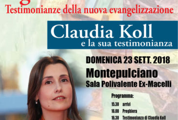 Convocazione diocesana a Montepulciano con ospite Claudia Koll