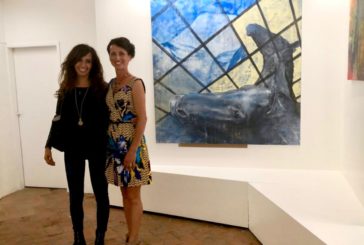 L’assessore Pugliese in visita alla mostra di Margit Platny
