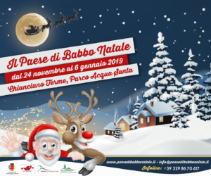 Abitazione Di Babbo Natale.Chianciano Terme Presentata La V Edizione Del Paese Di Babbo Natale Il Cittadino Online