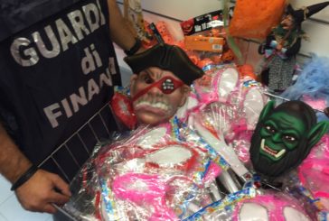 Halloween: la Guardia di Finanza sequestra oltre 2,5 milioni di oggetti pericolosi