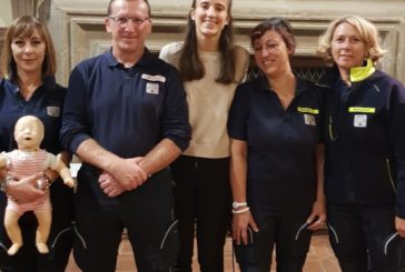 Biondi Santi al primo incontro del corso di “pronto soccorso pediatrico”
