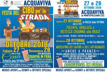 Ad Acquaviva nuova edizione della “Festa del Cibo pe’ la Strada”