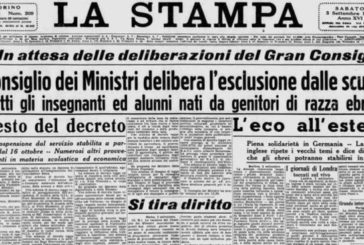 Convegno sulle Leggi raziali il 25 e 26 ottobre all’Università di Siena