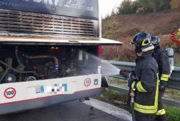Principio d’incendio su un bus (vuoto) a Taverne