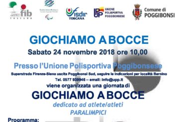 A Poggibonsi “Giochiamo a Bocce”, giornata di sport per persone con disabilità