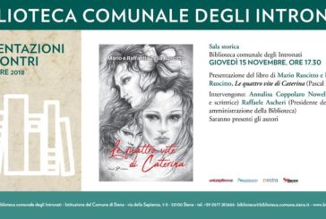 Agli Intronati Mario e Raffaella Ruscitto presentano “Le quattro vite di Caterina”