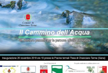 “Il cammino dell’acqua”, un sentiero pensato per le persone affette da diabete