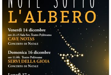 Al Politeama “Note sotto l’albero” in attesa del Natale