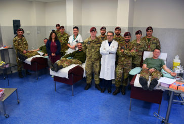Donazione di sangue dei parà della Folgore