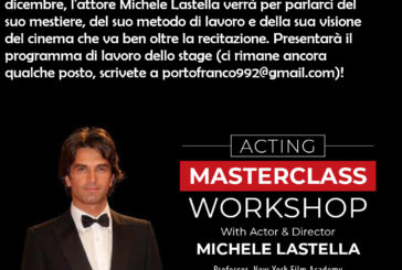 Stage di cinema a Portofranco e una conferenza di Lastella