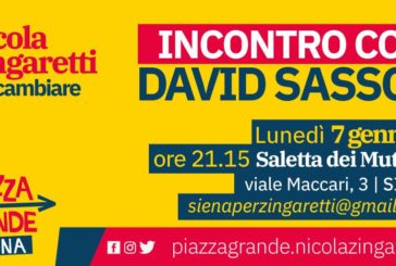 Sassoli a Siena per sostenere Nicola Zingaretti