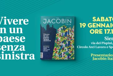 Jacobin Italia a Siena, sabato 19 la presentazione