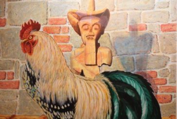 Il gallo degli etruschi di Renato Ferretti al Palazzo del Pegaso