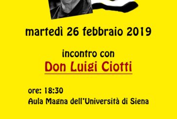 Incontro con Don Luigi Ciotti all’Università di Siena