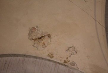 Infiltrazioni d’acqua nella chiesa di Santa Maria alla Villa a Sesta