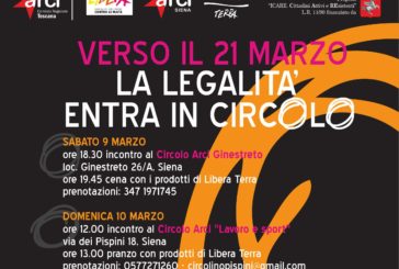 “La Legalità entra in Circolo”: cinque incontri aspettando il 21 marzo