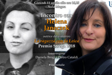 In Unistrasi incontro con Helena Janeczek, Premio Strega 2018
