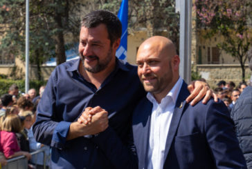 Il candidato sindaco Galligani (Lega) ha incontrato Salvini