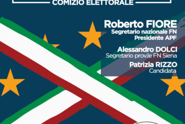Europee: il 19 maggio Roberto Fiore (FN/APF) a Siena