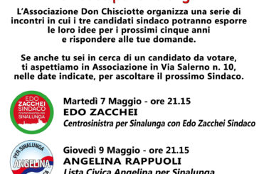 Sinalunga: l’associazione Don Chisciotte ospita i candidati a sindaco