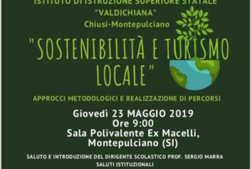 “Sostenibilità e turismo locale”: un convegno a Montepulciano
