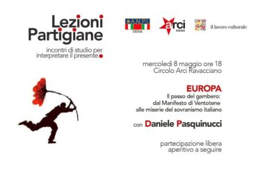 Daniele Pasquinucci parla d’Europa a “Lezioni partigiane”