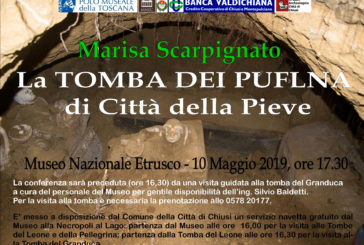 A Chiusi la conferenza sulla “Tomba dei Puflna” di Città della Pieve