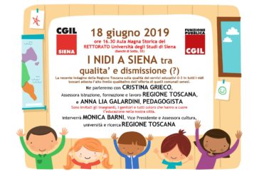 18 giugno: “I nidi a Siena tra qualità e dismissione (?)”