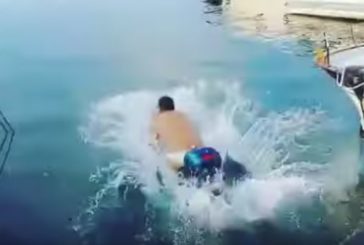 SCOOTER IN MARE PER SCOMMESSA, DENUNCIATO BALOTELLI