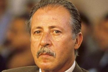VIA D'AMELIO, PALERMO RICORDA BORSELLINO E GLI AGENTI DELLA SCORTA