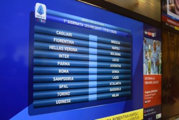ECCO IL CALENDARIO DELLA SERIE A, PRIMI BIG MATCH ALLA 2^ GIORNATA