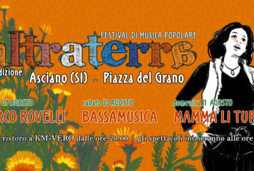 Dal 9 all’11 agosto torna ad Asciano il Festival Altraterra