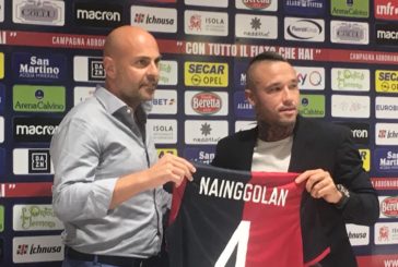 NAINGGOLAN TORNA A CAGLIARI "LAVORERO' PER FAR RICREDERE L'INTER"