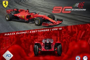 ACI E FERRARI FESTEGGIANO INSIEME A MILANO 90 ANNI DI EMOZIONI