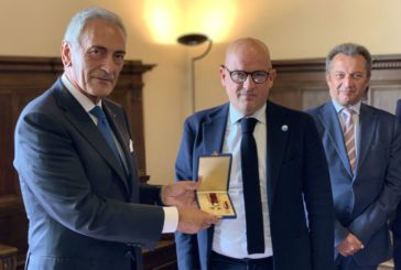 PRESIDENTE FIGC GRAVINA PREMIATO A SAN MARINO