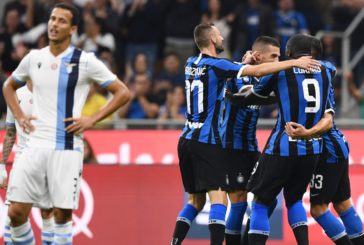 INTER A PUNTEGGIO PIENO, NAPOLI KO CONTRO IL CAGLIARI