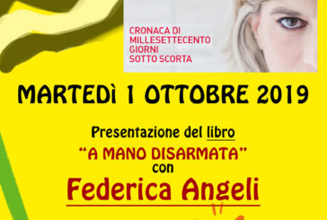 Federica Angeli presenta il suo libro “A mano disarmata”