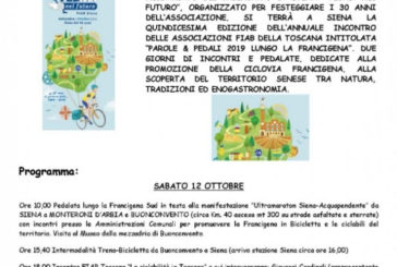 Parole e Pedali lungo la Francigena: prorogate le iscrizioni