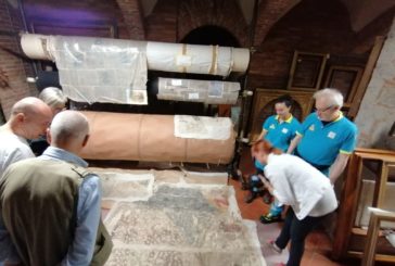 Asciano: tornano “a casa” gli affreschi del ‘300 strappati a Palazzo Bargagli Stoffi