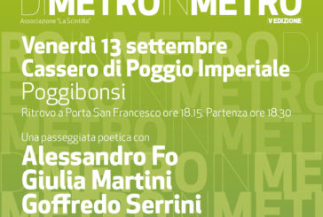 Torna “Di metro in metro”, passeggiata poetica lungo le mura di Poggio Imperiale