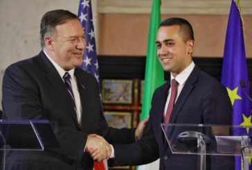 ITALIA-USA, DAZI E LIBIA AL CENTRO DEL COLLOQUIO DI MAIO-POMPEO