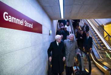 MATTARELLA VISITA LA NUOVA METRO "ITALIANA" DI COPENAGHEN